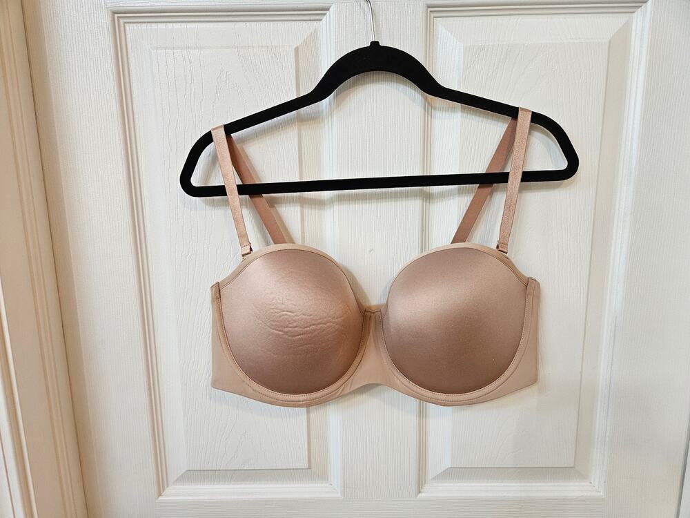 ThirdLove 24/7 Classic Strapless Bra 40D Nude Beige NWT Convertible